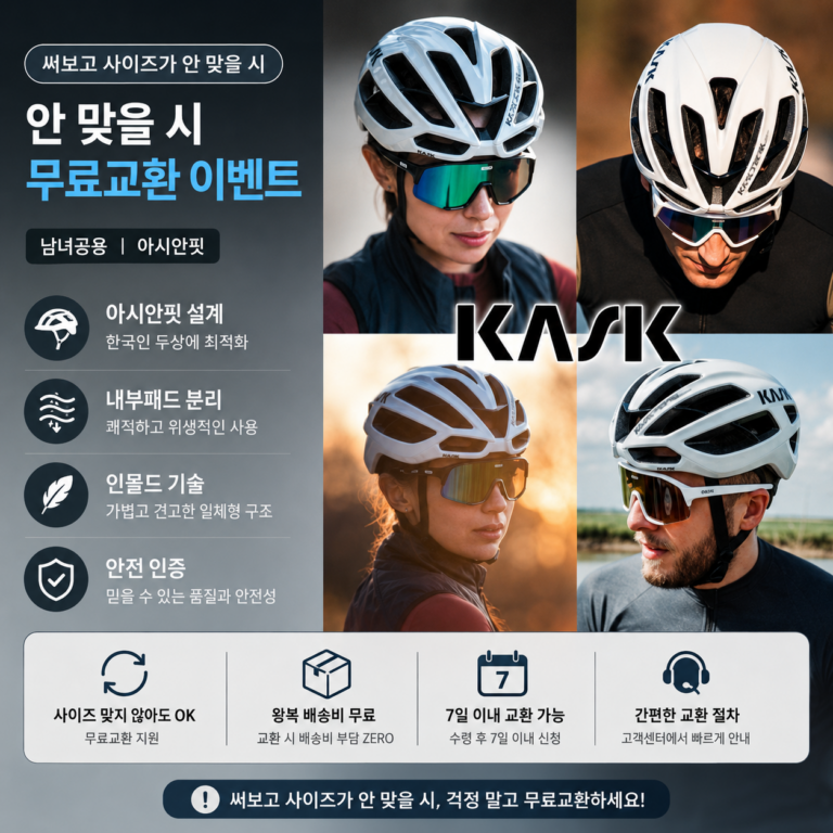 카스크 프로톤 자전거 헬멧 후기｜KASK 아시안핏 사이클 헬멧 장단점