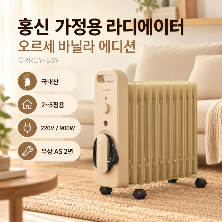 흥신 가정용 라디에이터 ORRCY-S09 추천 후기