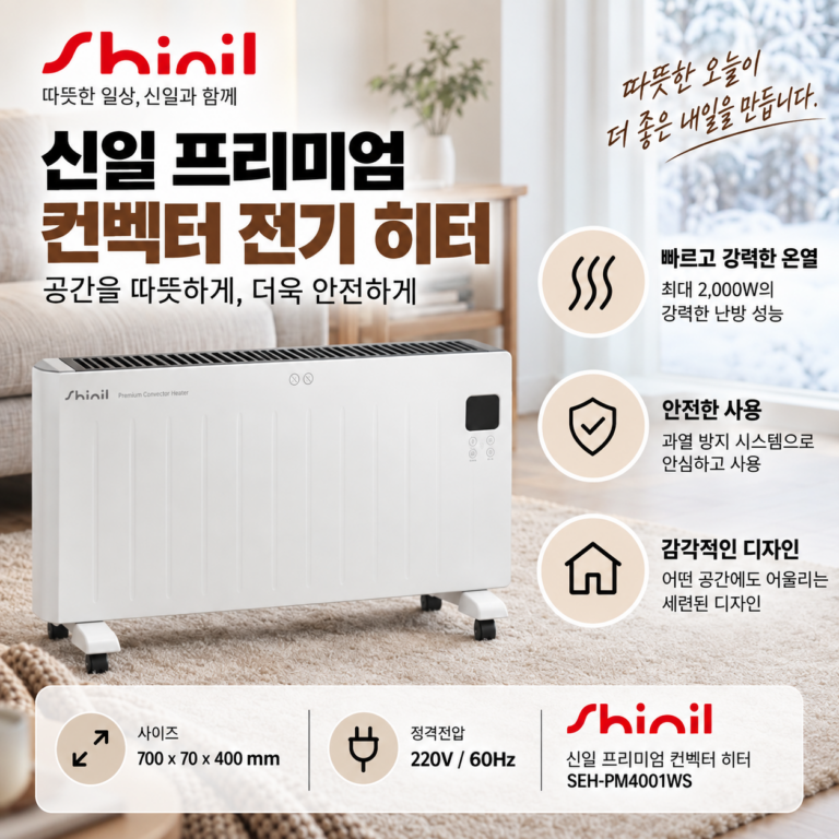 신일 전기 컨벡터 히터 SEH-PA4001WS