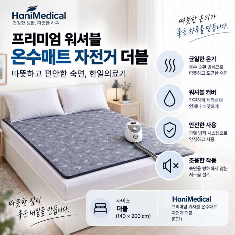 한일 온수매트 싱글 더블 ED1 추천 후기