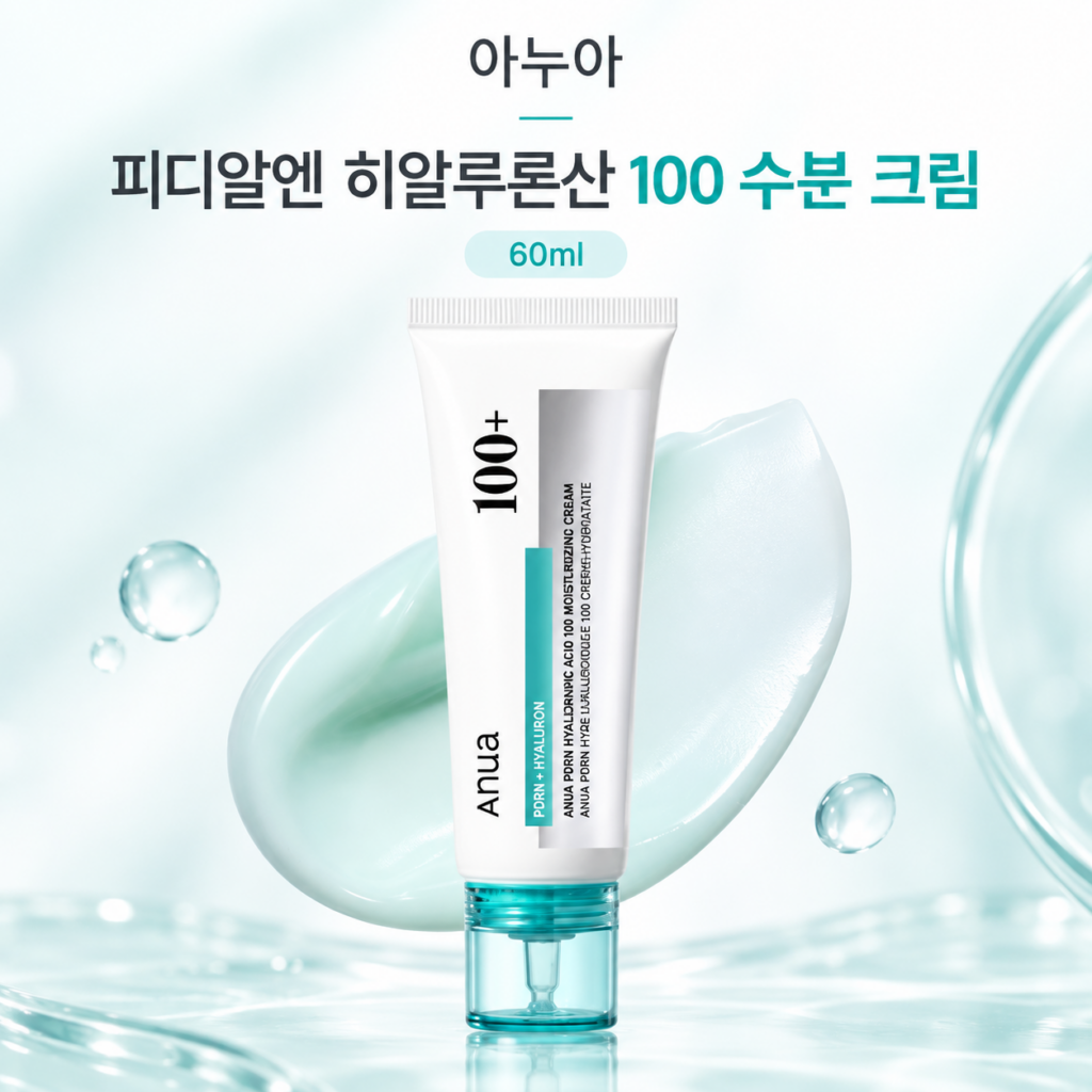 아누아(Anua) 피디알엔 PDRN 히알루론산 100 수분 크림 제품 이미지